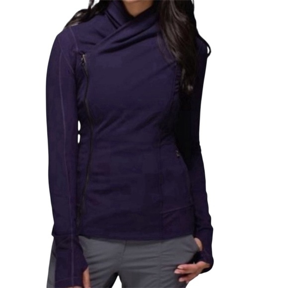 Lululemon Athletica Bhakti Yoga Jacket Activewear Size 6 - Picture 1 of 12